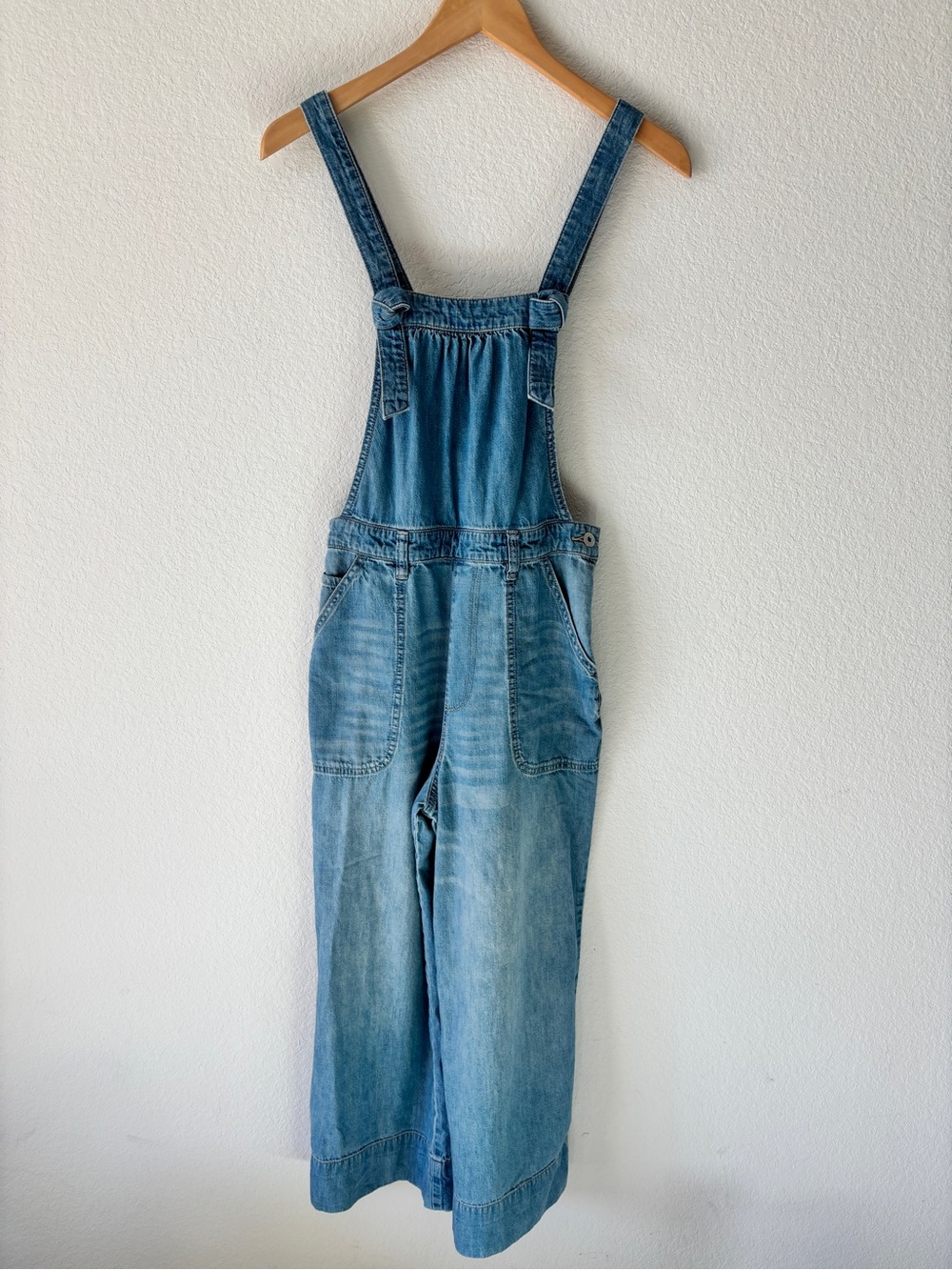 Pilcro by Anthropologie Wide Leg Denim Jumpsuit - Picture 4 of 10
